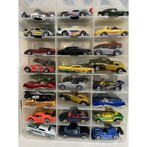 HTF Vintage Hot Wheels Lace Wheels Loose Lot of 57 W/FREE CASE
